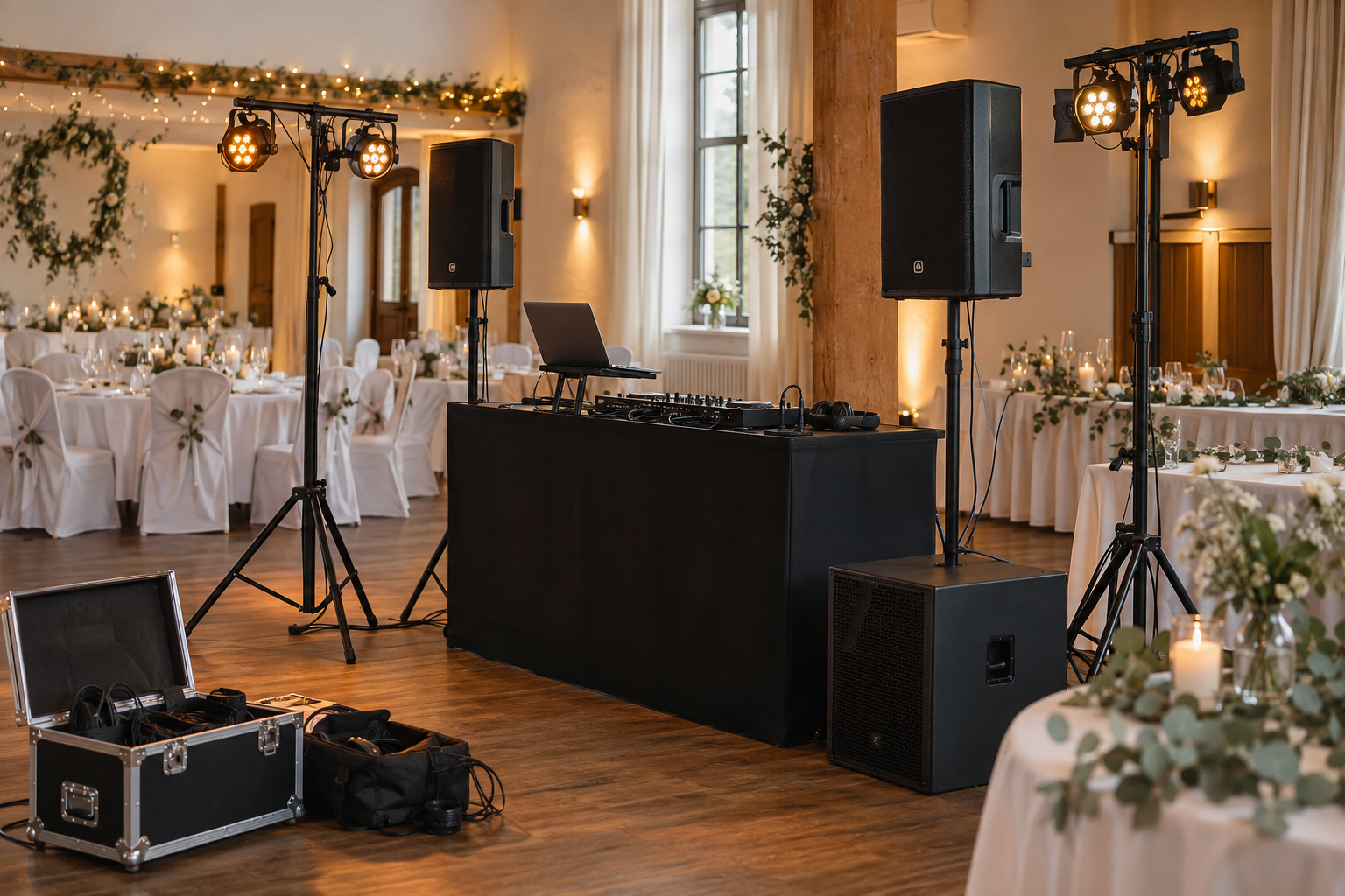 DJ youngchee Setup bei einer Geburtstagsfeier